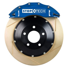 Kies-Motorsports Stoptech StopTech BBK 14-15 BMW M3 / M4 Front Blue ST-60 Calipers 380x32 Zinc Slotted Rotors