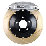 Kies-Motorsports Stoptech StopTech BBK 95-99 BMW M3 (E36) / 98-02 MZ3 Coupe/Roadster Fr 4 Pist 355x32 Silver Zinc Slot Rotors