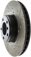 Kies-Motorsports Stoptech StopTech BMW 12-15 335i / 2014 428i / 2015 235i/228i Front Left Slotted & Drilled Sport Brake Rotor