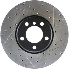 Kies-Motorsports Stoptech StopTech BMW 12-15 335i / 2014 428i / 2015 235i/228i Front Left Slotted & Drilled Sport Brake Rotor