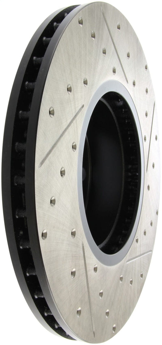 Kies-Motorsports Stoptech StopTech BMW 12-15 335i / 2014 428i / 2015 235i/228i Front Right Slotted & Drilled Sport Brake Rotor