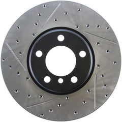 Kies-Motorsports Stoptech StopTech BMW 12-15 335i / 2014 428i / 2015 235i/228i Front Right Slotted & Drilled Sport Brake Rotor