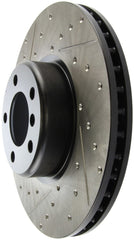 Kies-Motorsports Stoptech StopTech BMW 12-15 335i / 2014 428i / 2015 235i/228i Front Right Slotted & Drilled Sport Brake Rotor