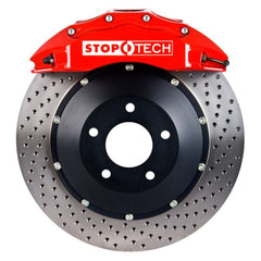 Kies-Motorsports Stoptech StopTech BMW M3 E46 BBK w/Red ST-60 380x32mm Front Calipers Drilled Rotors