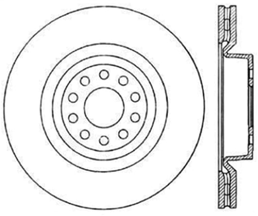 Kies-Motorsports Stoptech StopTech Drilled Sport Brake Rotor