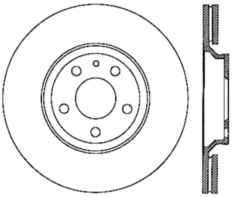 Kies-Motorsports Stoptech StopTech Drilled Sport Brake Rotor