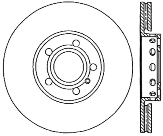 Kies-Motorsports Stoptech StopTech Drilled Sport Brake Rotor
