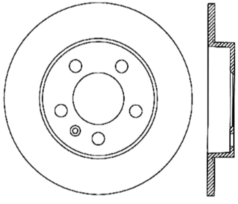 Kies-Motorsports Stoptech StopTech Drilled Sport Brake Rotor