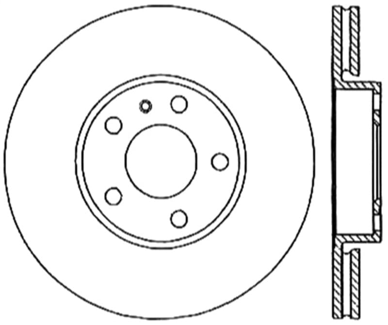 Kies-Motorsports Stoptech StopTech Drilled Sport Brake Rotor