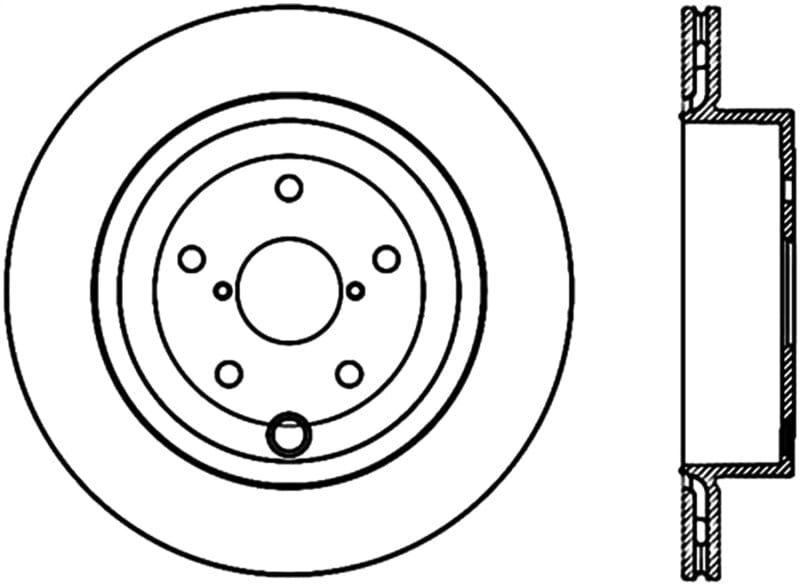 Kies-Motorsports Stoptech StopTech Drilled Sport Brake Rotor