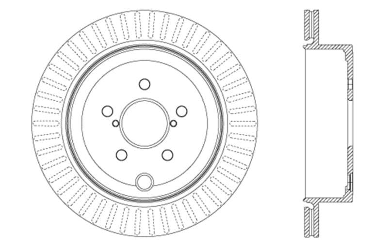 Kies-Motorsports Stoptech StopTech Drilled Sport Brake Rotor
