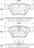 Kies-Motorsports Stoptech StopTech Performance 06-09 BMW M3/Z4 (E86/E89) Front Brake Pads