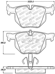 Kies-Motorsports Stoptech StopTech Performance 06 BMW 330 Series (Exc E90) / 07-09 335 Series Rear Brake Pads