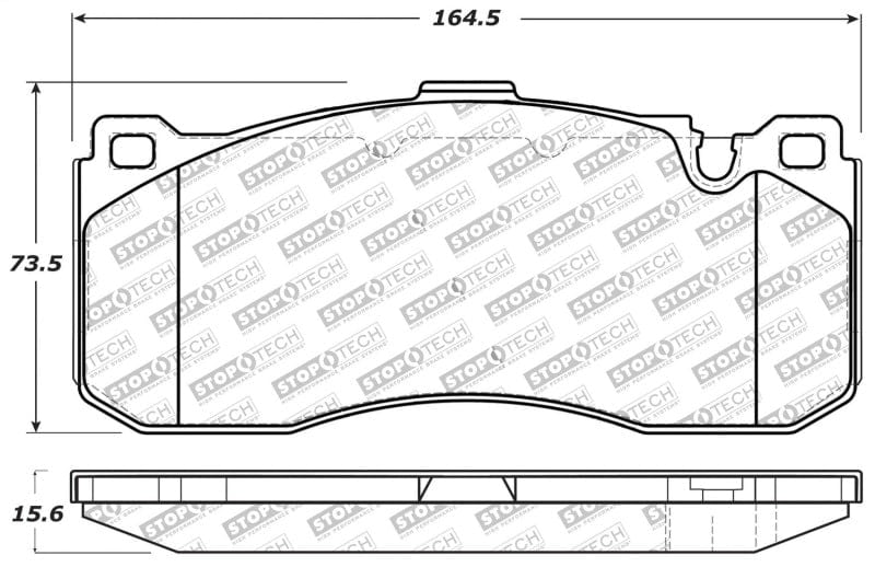 Kies-Motorsports Stoptech StopTech Performance 08-09 BMW 128i/135i Coupe Front Brake Pads