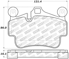 Kies-Motorsports Stoptech StopTech Performance 09-10 Porsche Boxster / 08-10 Boxster S/Cayman / 05-08 911 Front Brake Pads