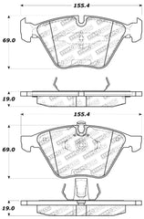 Kies-Motorsports Stoptech StopTech Performance 11-12 BMW Z4 (E86) / 07-11 335 Series (E90/92/93/F30) Front Brake Pads