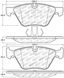 Kies-Motorsports Stoptech StopTech Performance 12 BMW X1 / 09-13 Z4 / 06 325 Series (Exc E90) Front Brake Pads