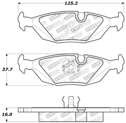Kies-Motorsports Stoptech StopTech Performance Brake Pads