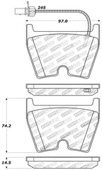 Kies-Motorsports Stoptech StopTech Performance Brake Pads