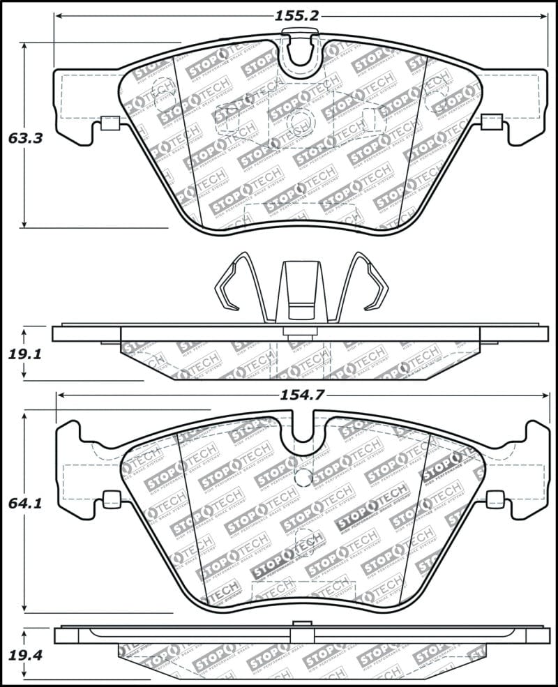 Kies-Motorsports Stoptech StopTech Performance Brake Pads