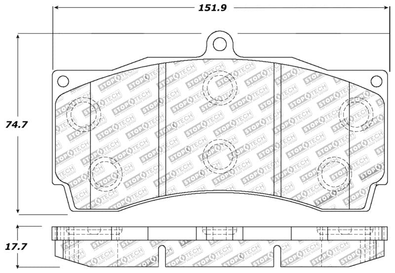 Kies-Motorsports Stoptech StopTech Performance Brake Pads