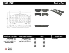 Kies-Motorsports Stoptech StopTech Performance Brake Pads