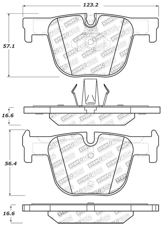 Kies-Motorsports Stoptech StopTech Performance Brake Pads