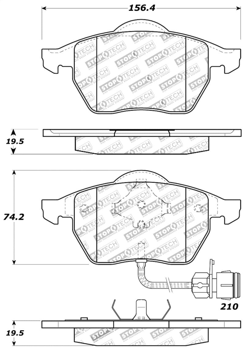 Kies-Motorsports Stoptech StopTech Performance Brake Pads