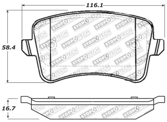 Kies-Motorsports Stoptech StopTech Performance Brake Pads