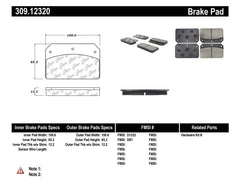 Kies-Motorsports Stoptech StopTech Performance Brake Pads