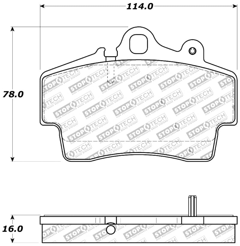 Kies-Motorsports Stoptech StopTech Performance Brake Pads
