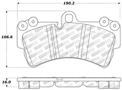 Kies-Motorsports Stoptech StopTech Performance Porsche Brake Pads