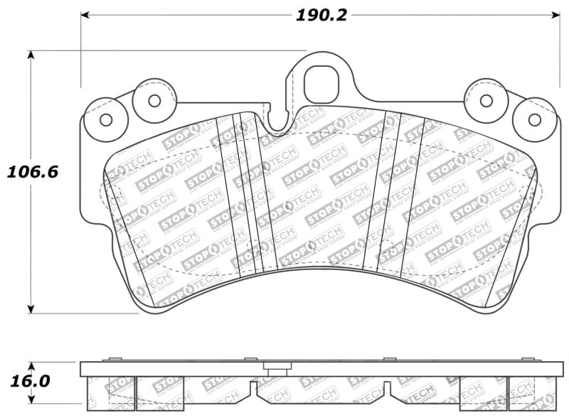 Kies-Motorsports Stoptech StopTech Performance Porsche Brake Pads