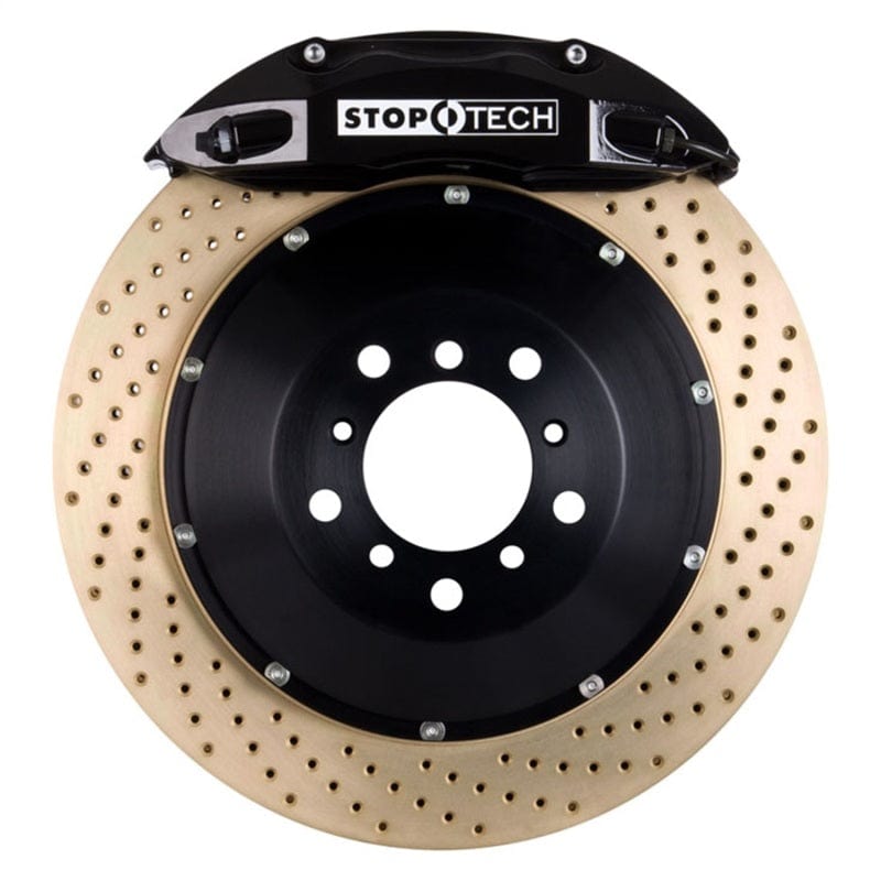 Kies-Motorsports Stoptech StopTech Porsche 911 05-10 Carrera Front BBK ST-40 Caliper Black / 2pc Zinc Drilled 355x32mm Rotor