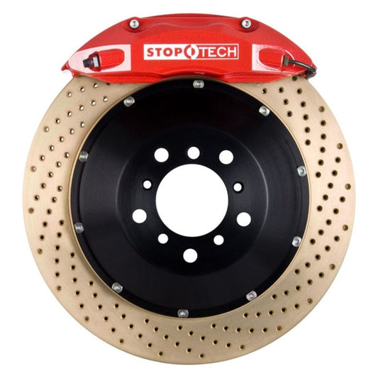 Kies-Motorsports Stoptech StopTech Porsche 911 05-10 Carrera Front BBK ST-40 Caliper Red / 2pc Zinc Drilled 355x32mm Rotor
