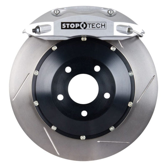 Kies-Motorsports Stoptech StopTech Porsche 911 05-10 Carrera Front BBK ST-40 Caliper Silver / 2pc Slotted 355x32mm Rotor