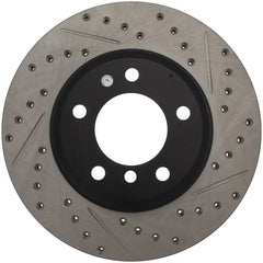 Kies-Motorsports Stoptech StopTech Power Slot 01-02 BMW Z3 / 03-09 Z4 / 3 Series Front Left Drilled & Slotted Rotor