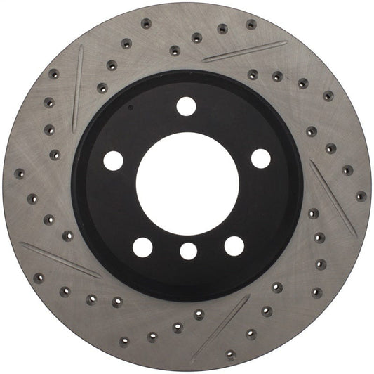 Kies-Motorsports Stoptech StopTech Power Slot 01-02 BMW Z3 / 03-09 Z4 / 3 Series Front Right Drilled & Slotted Rotor