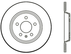 Kies-Motorsports Stoptech StopTech Power Slot 09-10 Audi A4/A4 Quattro / 08-10 A5 / 10 S4 Rear Left Drilled Rotor