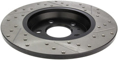 Kies-Motorsports Stoptech StopTech Power Slot 09-10 Audi A4/A4 Quattro / 08-10 A5 / 10 S4 Rear Right Drilled & Slotted Rotor