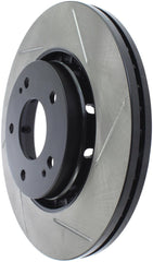 Kies-Motorsports Stoptech StopTech Power Slot 09-10 Lancer Ralliart Slotted Left Front Rotor