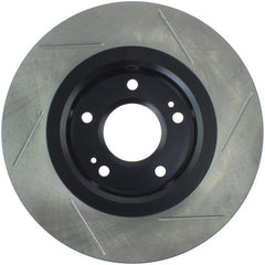 Kies-Motorsports Stoptech StopTech Power Slot 09-10 Lancer Ralliart Slotted Right Front Rotor