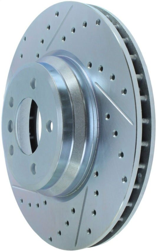 Kies-Motorsports Stoptech StopTech Select Sport 07-13 BMW 335i Slotted & Drilled Vented Right Front Brake Rotor