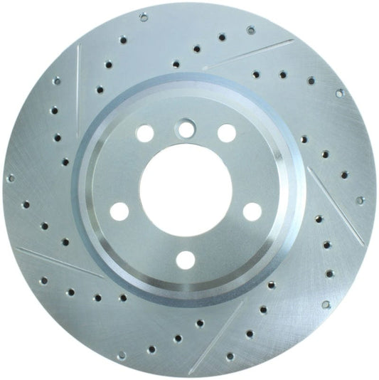 Kies-Motorsports Stoptech StopTech Select Sport 07-13 BMW 335i Slotted & Drilled Vented Right Front Brake Rotor