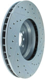 Kies-Motorsports Stoptech StopTech Select Sport 07-13 BMW 335i Slotted & Drilled Vented Right Front Brake Rotor