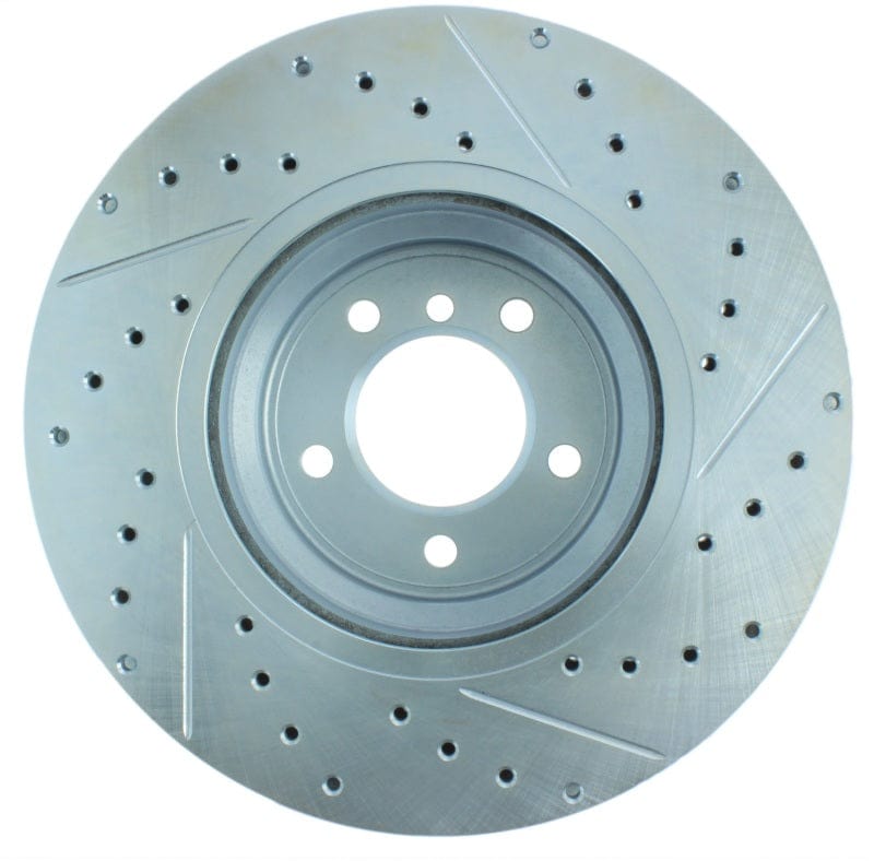 Kies-Motorsports Stoptech StopTech Select Sport 07-13 BMW 335i Slotted & Drilled Vented Right Front Brake Rotor