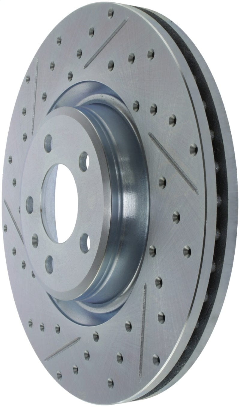 Kies-Motorsports Stoptech StopTech Select Sport 14-19 Audi A4i Slotted and Drilled Right Front Rotor