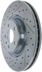 Kies-Motorsports Stoptech StopTech Select Sport 14-19 Audi A4i Slotted and Drilled Right Front Rotor