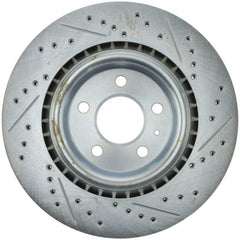 Kies-Motorsports Stoptech StopTech Select Sport 14-19 Audi A4i Slotted and Drilled Right Rear Rotor