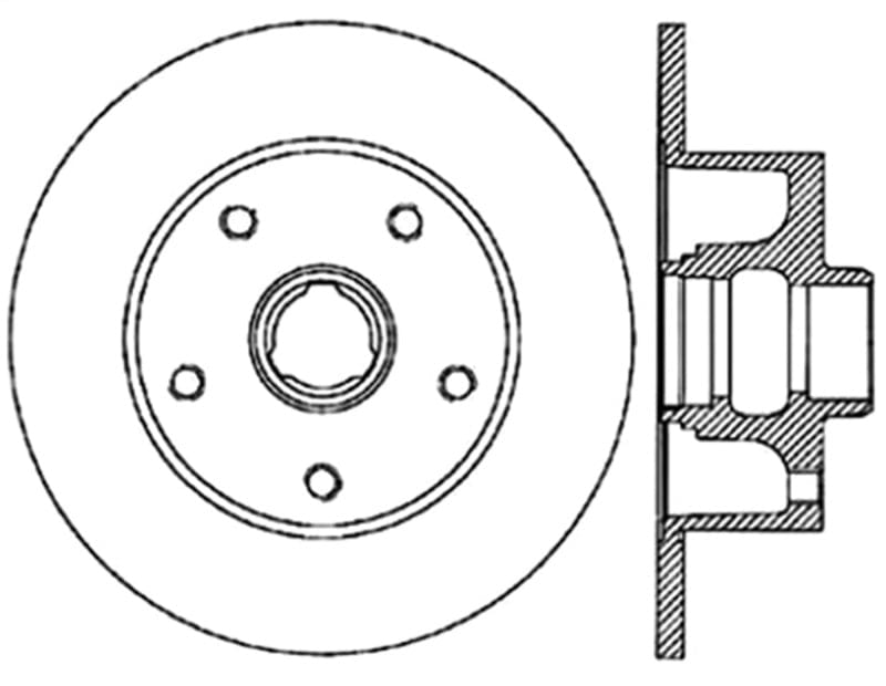 Kies-Motorsports Stoptech StopTech Slotted & Drilled Sport Brake Rotor